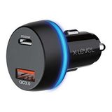 X Level XC4050 X-Chargerdrive 2 Port Araç İçi Siyah Hızlı Şarj Aleti