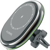 X-Level XC4052 15W MagSafe Uyumlu Kablosuz Şarjlı Araç İçi Havalandırma Telefon Tutucu - Siyah