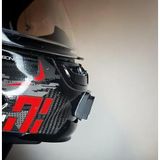 X-lite ile uyumlu X-803 Kask için Aksiyon Kamerası Tutucu Aparatı, Siyah, Uyumlu Montaj Sistemi