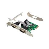 X-MEDIA XM-PEX-2S PCI-E 2-Port Dual DB9 Seri / RS232 Port PCI Express (PCIe x1) Adaptör Kartı - WCH382L Yonga Seti - 16C550/16C552/16C554 ve 16C750 UART