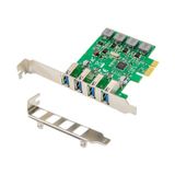 X-MEDIA XM-PEX-U304S 4-Port USB 3.0 PCI Express (PCIe x1) Kart - PCI-E - USB 3.0 Genişletme Adaptörü Kartı - VIA VL805 Yonga Seti - Dahili Kendinden Enerjili - Standart/Düşük Profil Braketi Dahildir