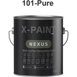 X-Paint Nexus – Soft-Mat Su Bazlı Dönüşüm Boyası | Hemel - 2,5 lt - 101 - PURE