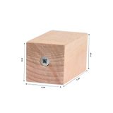 X-Perk Masa Sandalye Kanepe Ünite Sehpa Koltuk Ayak Yükseltici Ağaç Takoz Boy 7 Cm En 4x4 Cm