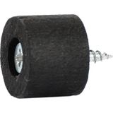 X-Perk Masa Sandalye Mobilya Kanepe Ünite Koltuk Ayak Yükseltici 6'lı Set Boy 15 mm Çap 20 mm Siyah