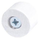 X-Perk Masa Sandalye Mobilya Koltuk Ünite Kanepe Sehpa Ayak Yükseltici Takoz 6'lı Set Boy 15 mm Çap 20 mm Beyaz