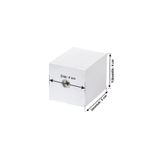 X-Perk Masa Sandalye Mobilya Ünite Kanepe Koltuk Ahşap Ayak Yükseltici Boy 5 Cm Eni 4x4 Cm Beyaz