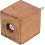X-Perk Masa Sandalye Mobilya Ünite Kanepe Koltuk Ayak Ağaç Takoz Yükseltici 6'lı Boy 30 mm En 30x30 mm Kahve