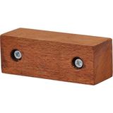 X-Perk Masa Sandalye Mobilya Ünite Kanepe Sehpa Koltuk Ayak Yükseltici Ağaç Takoz 4'lü Set Boy 3 cm En 8 cm Kahve - Kahverengi - 3x3x8 cm