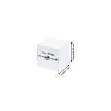 X-Perk Masa Sandalye Mobilya Ünite Sehpa Koltuk Kanepe Ahşap Ayak Yükseltici Boy 3 Cm En 3x3 Cm Beyaz