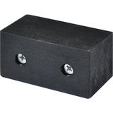 X-Perk Masa Sandalye Ünite Kanepe Sehpa Mobilya Koltuk Ayak Yükseltici Takoz Ayak 4'lü Set Boy 4 cm En 8 cm Siyah