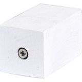 X-Perk Masa Sandalye Ünite Koltuk Kanepe Sehpa Ahşap Ayak Yükseltici Ağaç Takoz Boy 7 cm En 4x4 cm - Beyaz