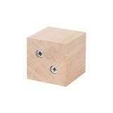 X-Perk Ünite Ayak Yükseltici Ağaç Takoz Masa Sandalye Koltuk Sehba Kanepe Boy 5 cm En 5x5 cm Boyasız