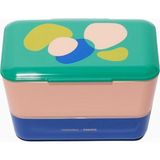 x Poketo Pebbles 2 Katlı Japon Bento Kutusu Özel Seri - Çok Renkli