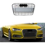 X Power Tuning Audi A6 C7 (2012-2016) Uyumlu Plastik Krom-Gri S6 Panjur