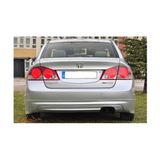 X Power Tuning Honda Civic Fd6 (2006-2011) Uyumlu Mugen Arka Tampon Eki (Plastik)