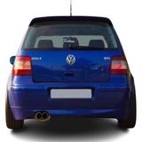 X Power Tuning Volkswagen Golf 4 (1997-2003) Uyumlu Arka Tampon Eki - Difüzör (Plastik)