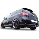 X Power Tuning Vw Golf 5 (2003-2009) Uyumlu Plastik Tayvan R32 Arka Tampon Eki