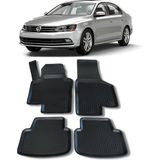 X Power Tuning Vw Jetta 2011-2018 Uyumlu 3D Havuzlu Paspas - Siyah