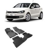 X Power Tuning Vw Polo (2009-2017) Uyumlu 3D Havuzlu Paspas - Siyah