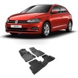 X Power Tuning Vw Polo (2017-2021) Uyumlu 3D Havuzlu Paspas - Siyah