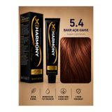 X Pro Harmony Tüp Boya 5.4 Light Brown Copper Açık Kestane Bakır Saç Boyası 60 ml