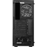 X-Racer Temperli Camlı 600W Psu Bilgisayar Kasası 4X12CM Rgb Fan Mid-Tower Gaming Oyuncu Kasası - Acı Kahverengi - Option-1