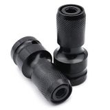 X-RAIN 2 adet lokma somun adaptörü 1/2 dört köşeli tahrik, 1/4 altıgen şaft, altıgen şaft adaptörü, hızlı germe dönüştürücü, darbeli anahtar tornavida ucu tutucu