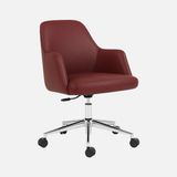 X-Rain Casena Orion Metal Ayaklı Suni Deri Çalışma Koltuğu Bordo