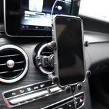 X-Rnio Mercedes Benz C-Class, E-Class, S-Class, B-Class, A-Class, GLC/GLE/GLS/GLB/GLA-Class 2016-2023 ve Mini Cooper, Mercedes Benz Aksesuarları ile Uyumlu Araç Telefonu Tutucu Montajı
