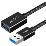 X Rope 5Gbps Veri Aktarımı USB 3.0 Erkek Dişi Uzatma Kablosu Halat Örgülü (3 Metre)