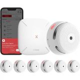 X-Sense Akıllı Duman Dedektörü (6X Xs01-M), Sbs50 Baz Istasyonu Ile, Wi-Fi Duman Alarmı, X-Sense Ev Güvenlik