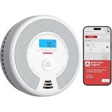 X-Sense Akıllı Duman Dedektörü Karbonmonoksit Dedektörü Kombinasyonu, Değiştirilebilir Pil, Wi-Fi Duman ve Karbonmonoksit Dedektörü, Gerçek Zamanlı Uygulama Bildirimleri, SC07-WX, 1'li Paket