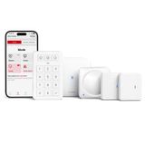 X-Sense Akıllı Ev Güvenlik Sistemi, Kablosuz Güvenlik Sistemi 5 Parçalı Set, Mobil Uygulama Uyarılarını Destekler, Alexa ile Uyumlu, 1 Baz İstasyonu, 2 Kapı Sensörü, 1 Hareket Sensörü, 1 Tuş Takımı