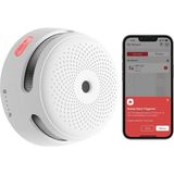 X-Sense Değiştirilebilir Pilli Akıllı Duman Dedektörü Yangın Alarmı, Wi-Fi Duman Dedektörü (1 Ad XS01-M)