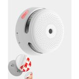 X-Sense Mini duman dedektörü, 10 yıl pil ve sensör ömrü, manyetik tutuculu, fotoelektrik yangın dedektörü, test/sessize alma tuşlu, XS01, 1 adet
