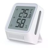 X-Sense WiFi Higrometre İç Mekan Nemi, Uygulama Bildirimli Akıllı Higrometre Termometre, Oda Sıcaklığı İzleme için Sıcaklık Sensörü, 1 Sensör (SBS50 Baz İstasyonu gerekir, Dahil değildir)