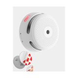 X-Sense XS01 Mini duman dedektörü, 10 yıl pil ve sensör ömrü, manyetik tutuculu, test/sessize alma tuşlu
