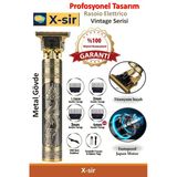 X-sir Profesyonel T-bıçak Saç Sakal Ense Ve Çizim Tıraş Makinesi Th-8005