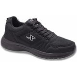 X-Step 020-M Unisex Spor Ayakkabı Kaymaz Taban ve Koku Yapmayan İç Astar ile Konforlu - Siyah