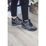 X-Step içi Tüylü Outdoor Bot - Füme