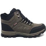 X-Step Step Erkek Günlük Outdoor Kışlık Bağcıklı ve Fermuarlı Soğuğa Dayanıklı Spor Bot Ayakkabı 36-47 - Vizon