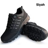 X-Step Su Geçirmez 5 Renk X5 Kışlık Erkek Kar Ayakkabı Bot Kmp - Siyah