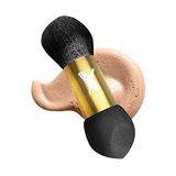 X-TAN Sunless Çift Uçlu Kendinden Bronzlaştırıcı Karışım Fırçası ve Doğal Sünger, İz Bırakmayan Tabaklama için, Çok Amaçlı Tabaklama Fırçası, Fondöten Fırçası Gibi Çalışır - Güneşsiz