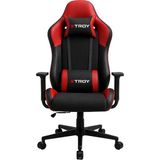 X Troy Bone Model 140° Yatan, Kumaş Oyuncu Koltuğu - Kırmızı