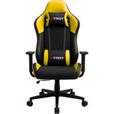 X Troy Bone Model 140° Yatan, Kumaş Oyuncu Koltuğu - Sarı