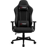 X Troy Bone Model 140° Yatan, Kumaş Oyuncu Koltuğu - Siyah