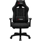 X Troy Rock Model Kumaş Oyuncu Koltuğu - Siyah