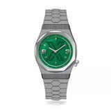 X Watch X-E Gümüş Yeşil Çelik Quartz Kol Saati