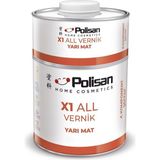 X1 All Vernik Fayans-Cam-Plastik-Ahşap-Duvar Yarı Mat - Şeffaf