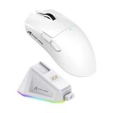 X11 Superlıght 22000 Dpı PAW3311 Şarj Istasyonlu Kablosuz Oyuncu Mouse - Beyaz